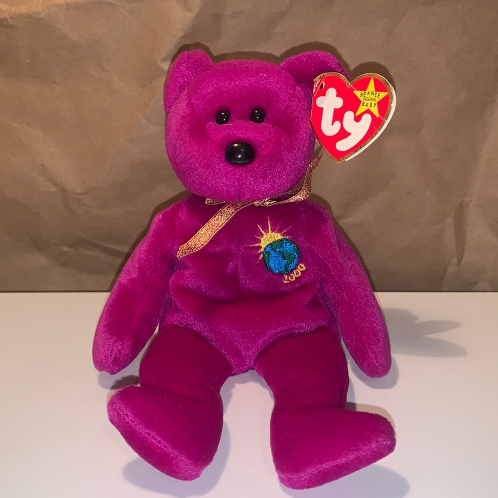 TY Beanie Baby Millennium the Bear RARE 1999 RETIRED
